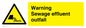 WL7476: Warning Sewage effluent outfall