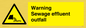 WL7476: Warning Sewage effluent outfall