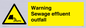 WL7476: Warning Sewage effluent outfall