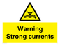 WL7477: Warning Strong currents