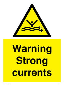 WL7477: Warning Strong currents