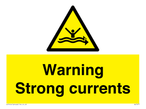 WL7477: Warning Strong currents
