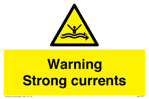 WL7477: Warning Strong currents