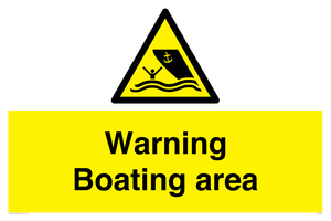 WL7478: Warning Boating area