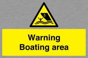 WL7478: Warning Boating area