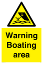 WL7478: Warning Boating area