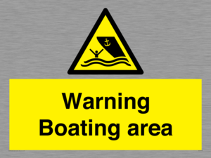 WL7478: Warning Boating area