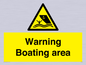 WL7478: Warning Boating area