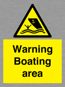 WL7478: Warning Boating area