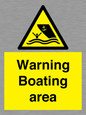 WL7478: Warning Boating area