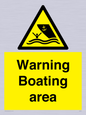 WL7478: Warning Boating area