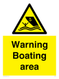 WL7478: Warning Boating area