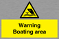 WL7478: Warning Boating area