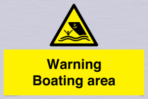 WL7478: Warning Boating area