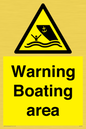 WL7478: Warning Boating area