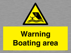 WL7478: Warning Boating area