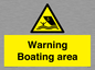 WL7478: Warning Boating area
