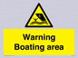 WL7478: Warning Boating area