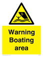 WL7478: Warning Boating area