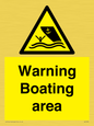 WL7478: Warning Boating area