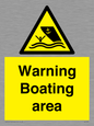 WL7478: Warning Boating area