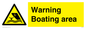 WL7478: Warning Boating area