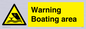 WL7478: Warning Boating area