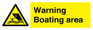 WL7478: Warning Boating area