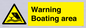 WL7478: Warning Boating area