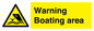 WL7478: Warning Boating area