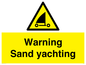 WL7479: Warning Sand yachting