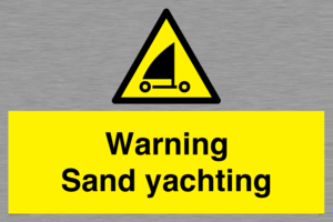 WL7479: Warning Sand yachting