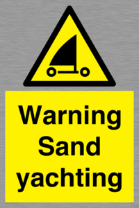 WL7479: Warning Sand yachting