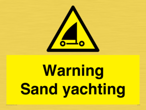 WL7479: Warning Sand yachting