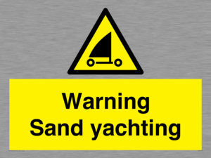 WL7479: Warning Sand yachting