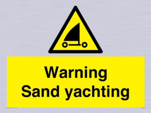 WL7479: Warning Sand yachting