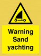 WL7479: Warning Sand yachting