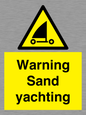 WL7479: Warning Sand yachting