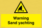 WL7479: Warning Sand yachting