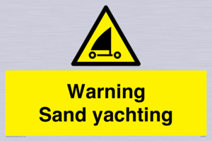WL7479: Warning Sand yachting