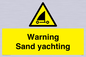 WL7479: Warning Sand yachting