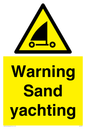 WL7479: Warning Sand yachting