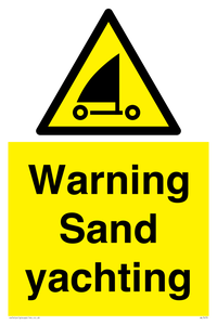 WL7479: Warning Sand yachting