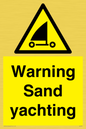 WL7479: Warning Sand yachting