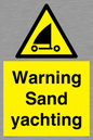 WL7479: Warning Sand yachting