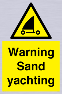 WL7479: Warning Sand yachting