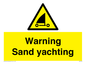 WL7479: Warning Sand yachting