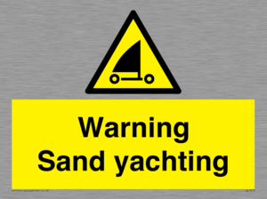 WL7479: Warning Sand yachting