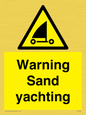 WL7479: Warning Sand yachting