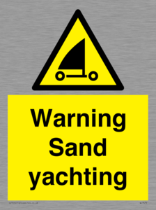 WL7479: Warning Sand yachting